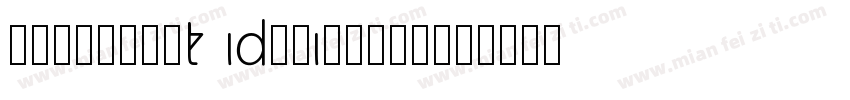 hellofont id-pinocch字体转换